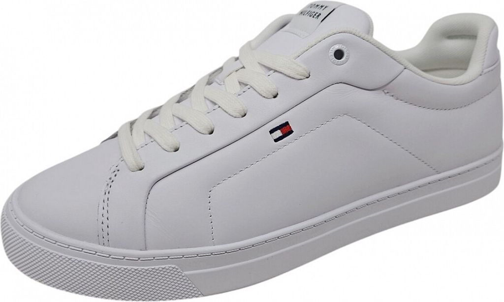 Tommy Hilfiger TH Court LTH Detail Ess. Sneaker Weiß Produktbild 