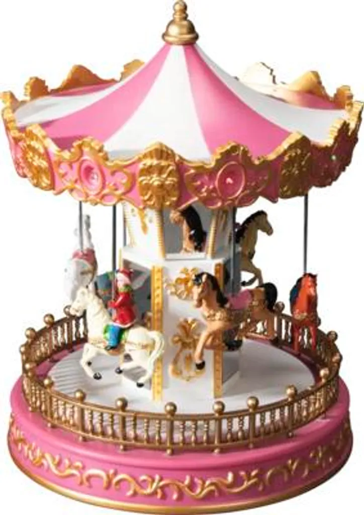 Carillon Natalizio Konstsmide Giostra Cavalli LED - Design e Melodia