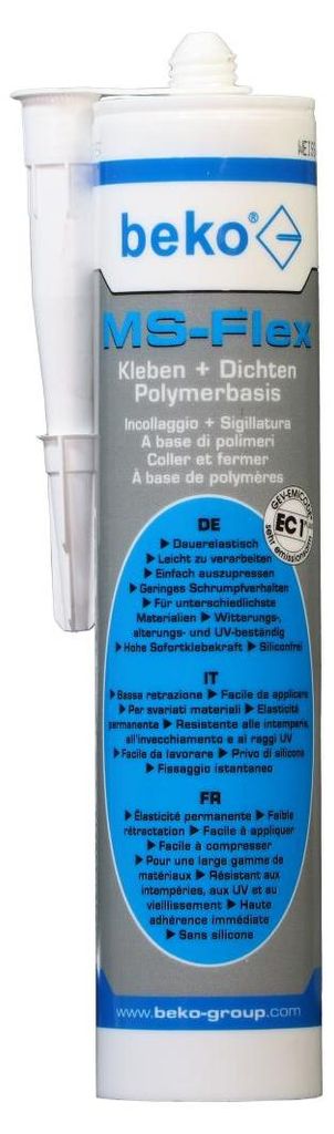 beko MS Flex, Kleben, Dichten, 300 ml, weiß Produktbild 
