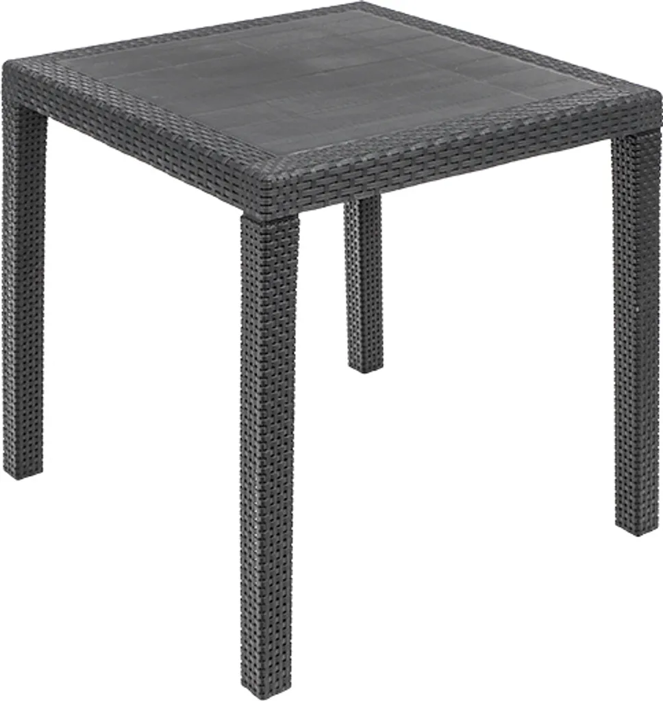 Table Bistro King 79x79 cm Anthracite : Stable et Durable pour l'Extérieur - 3