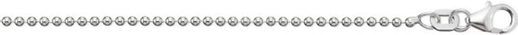 Base Collana a Sfere 1.50 mm Argento 925 - 45 cm Resistente