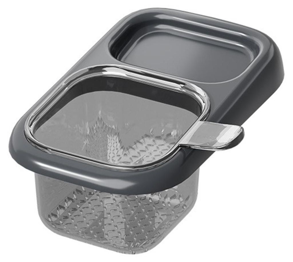 Spülbecken-Abtropfkorb für die Küche – Filterkorb für Essensreste, Teeblätter & Abtropfgestell,Grey