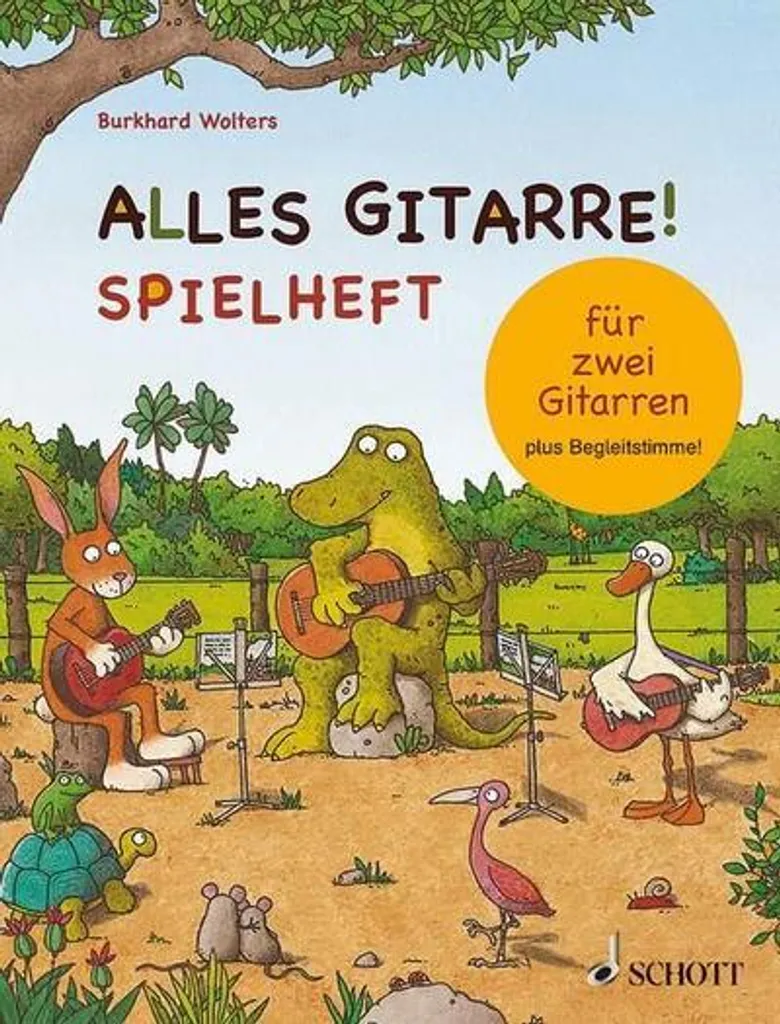 Livre de Guitare Alles Gitarre ! Apprentissage Rapide avec Audio Inclus