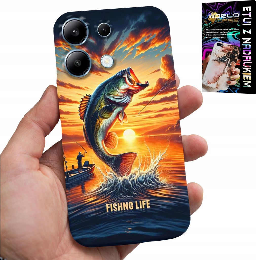 Fall Für Xiaomi Note 13 4G - Angeln Angelrute Fall + Glas