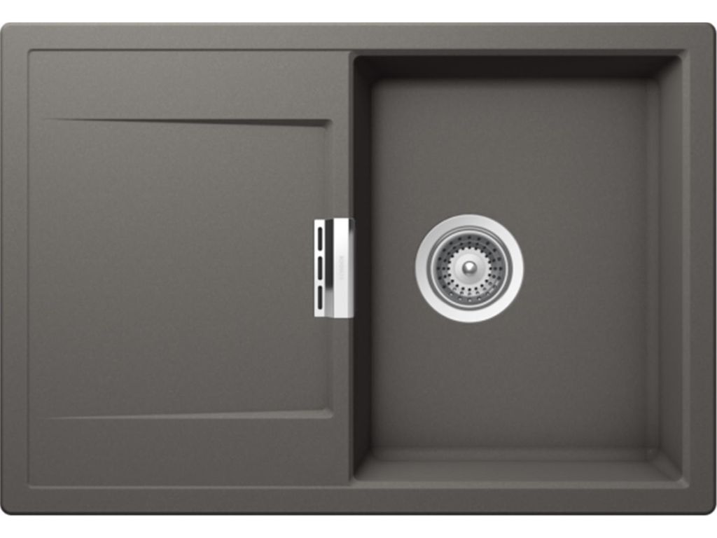 Schock Unterbau-Einbauspüle Mono D-100S U Silverstone