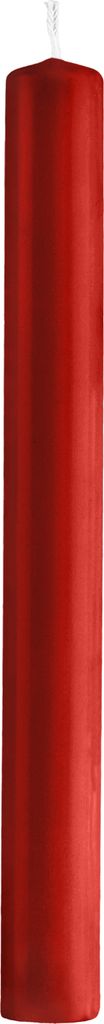 Stabkerzen Weihnachtsrot Erdbeere 250 x Ø 30 mm, 12 Stück