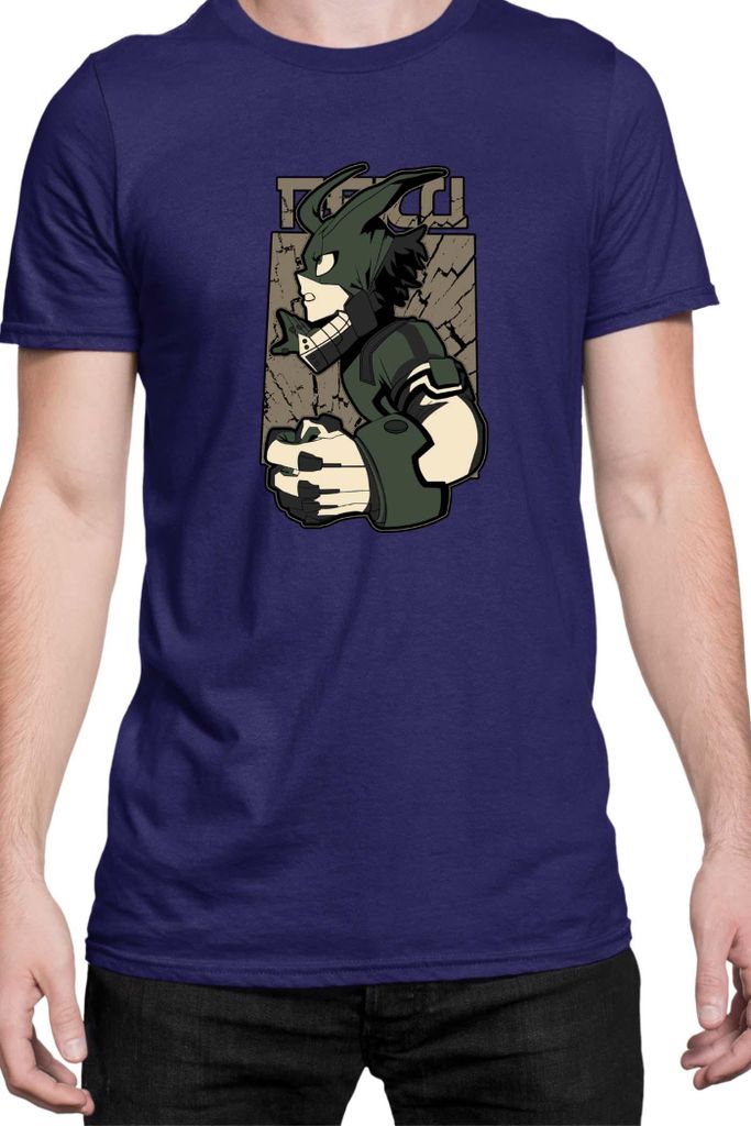 Herren T-Shirt Manga Japan Anime Comics Animation My Hero Anime Academia 26, Man M / Dunkelblau