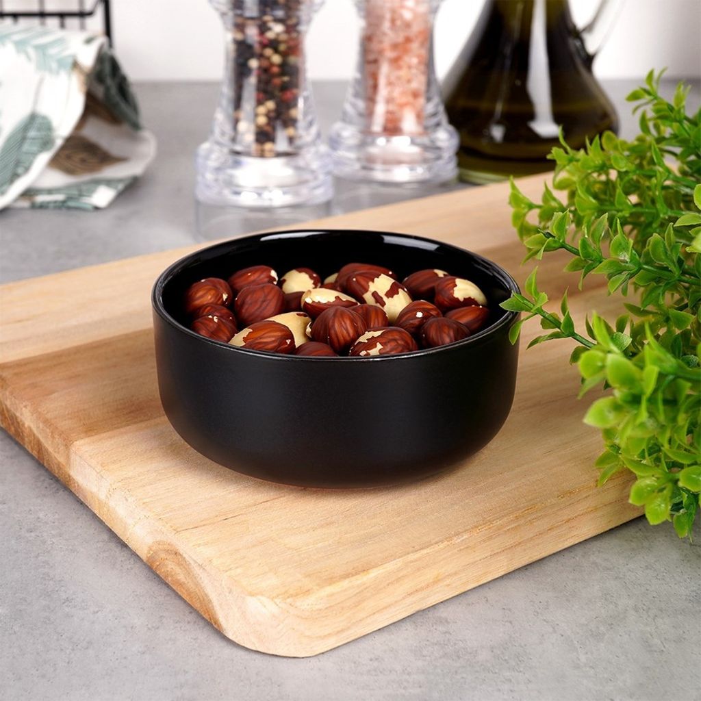 JINYUE Insalatiera in vetro – Insalatiera – Set di insalatiere in legno di acacia – Insalatiera extra large con utensili da portata – per frutta, popcorn, patatine, pasta, primi piatti