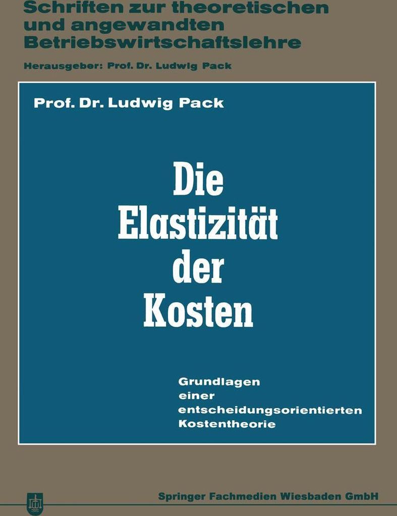 Die Elastizität der Kosten