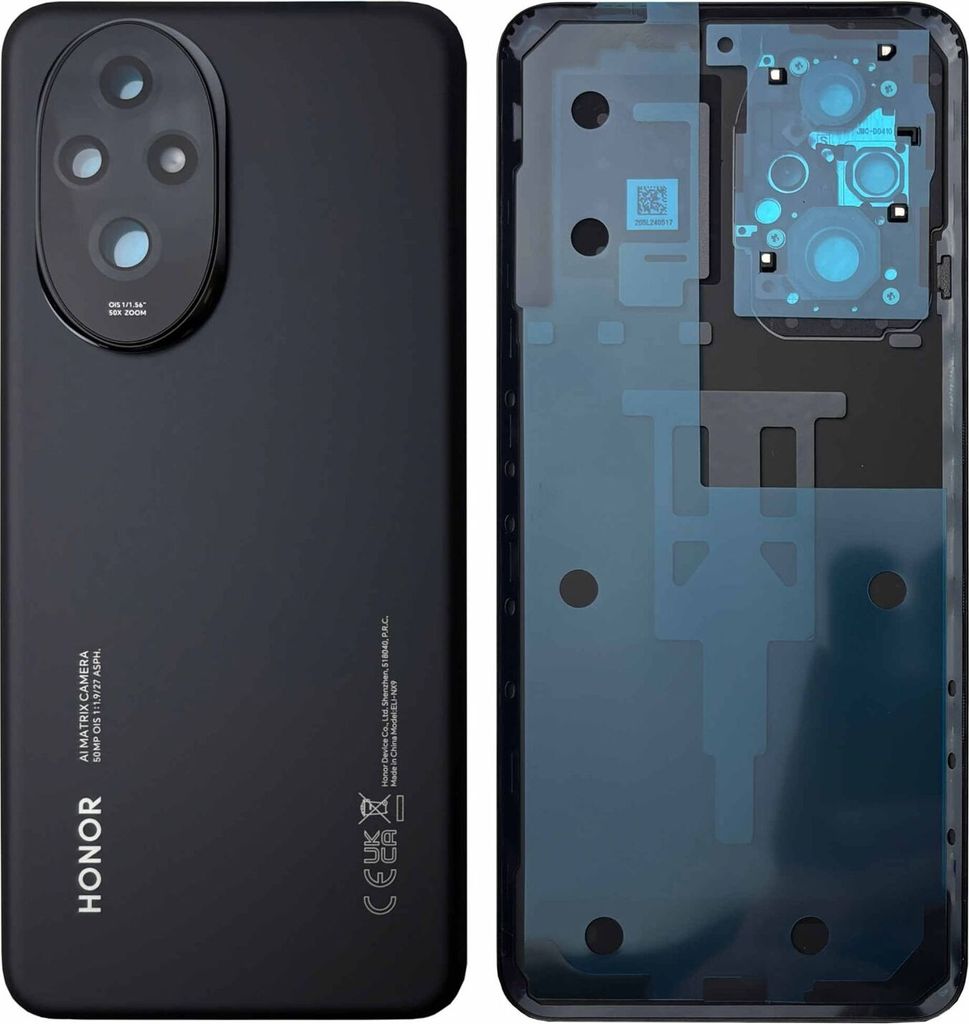 Akkudeckel Backcover für Honor 200 5G 0235AKMV Reparatur Ersatzteil Schwarz