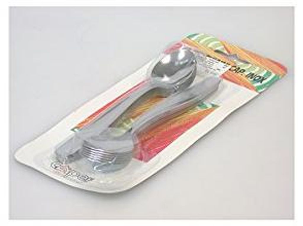 Caper 9279200 Packung mit 12 Cappuccinolöffeln aus Edelstahl