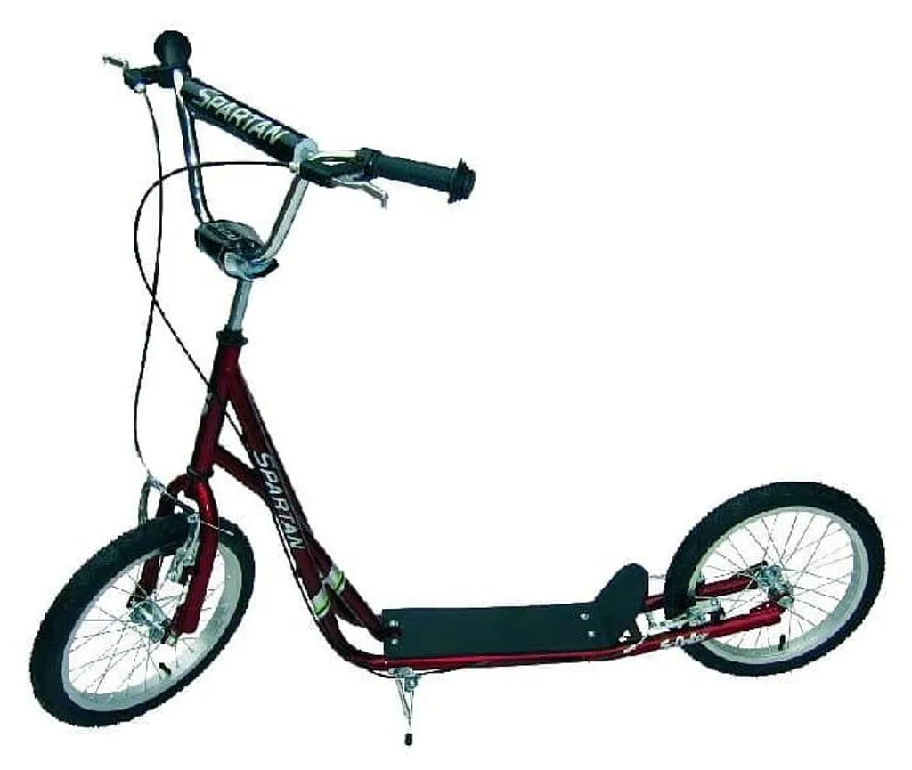 Trottinette Tout-Chemin Spartan 16-16 : Cadre Robuste et Grandes Roues