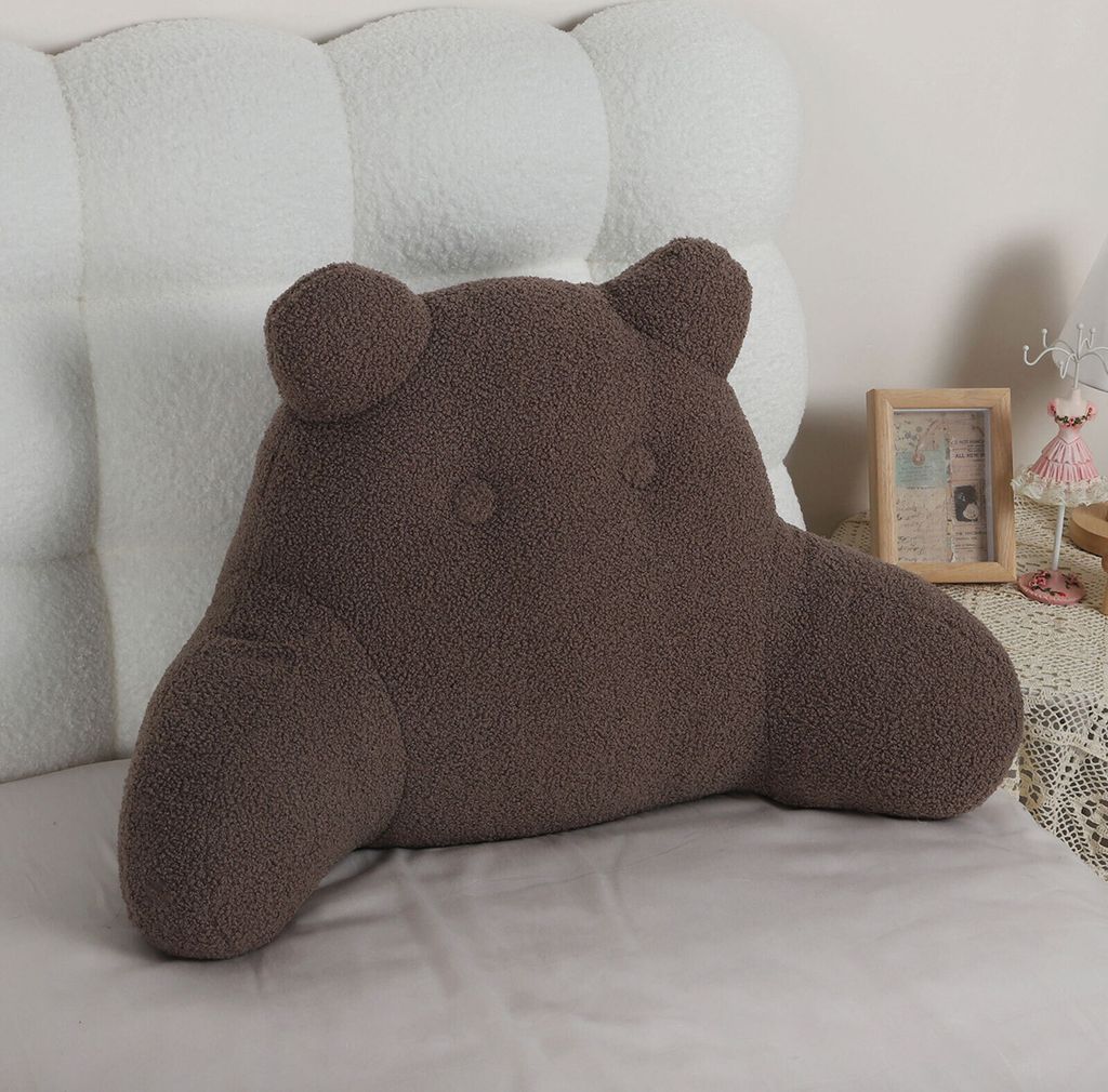 Lesekissen für Bett und Sofa mit Armlehnen, Bettkissen zum Sitzen im Bett, Kissengeschenke für Lesen, Arbeiten, große Rückenlehne für Erwachse...