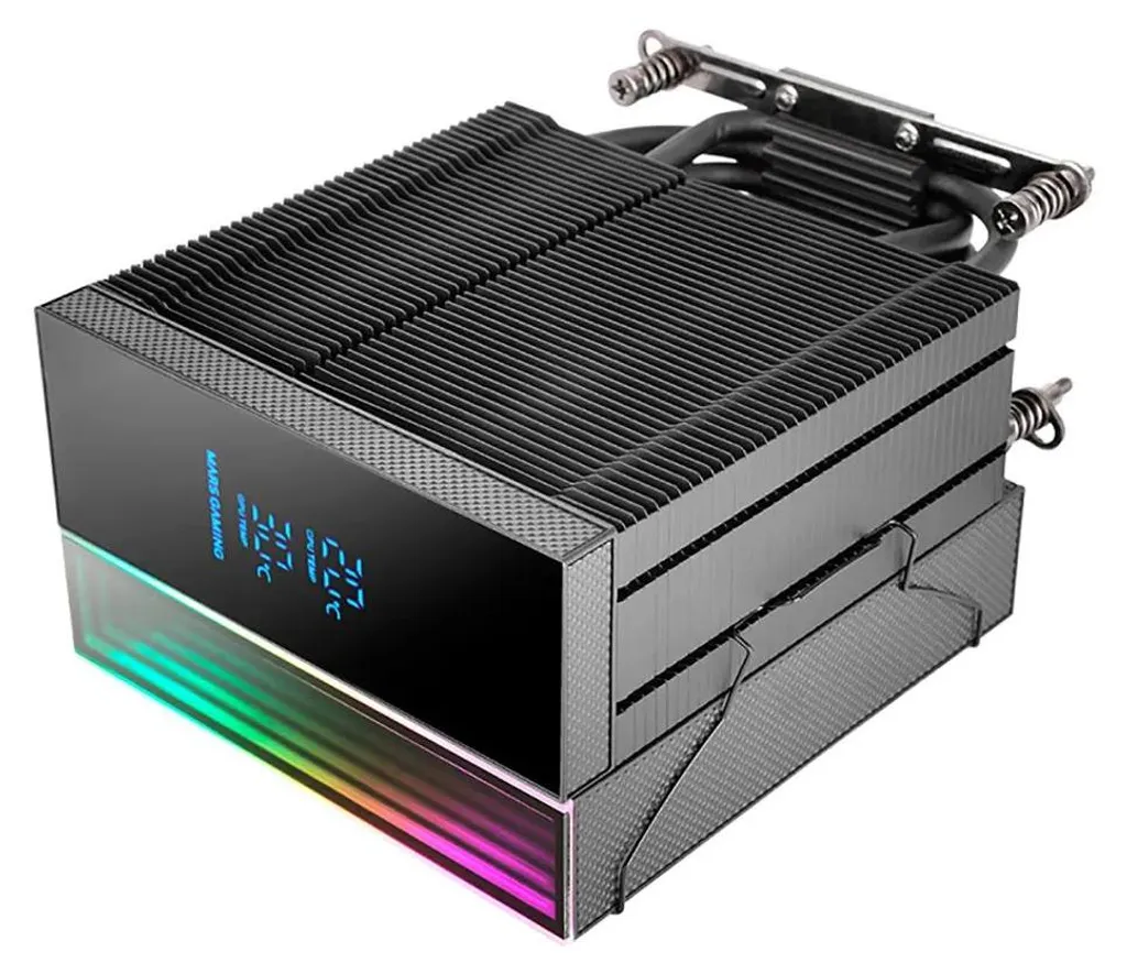 Mars Gaming MCPU-LCD Refroidisseur Air 120mm Noir avec Écran LCD Temps Réel - 3