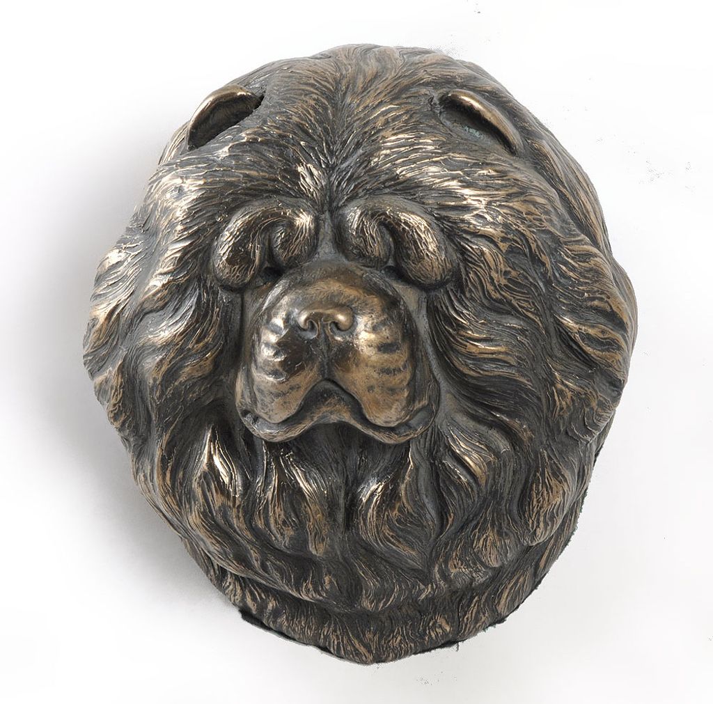 Chow Chow - Hundestatue, hängende Büste, einzigartige Dekoration für Hundeliebhaber der Marke Art-Dog