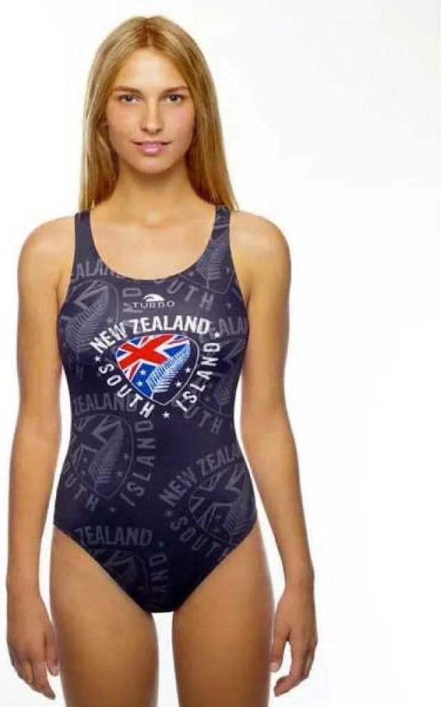 Turbo New Zealand Shield 898251 Badeanzug Blau L Damen Blau L