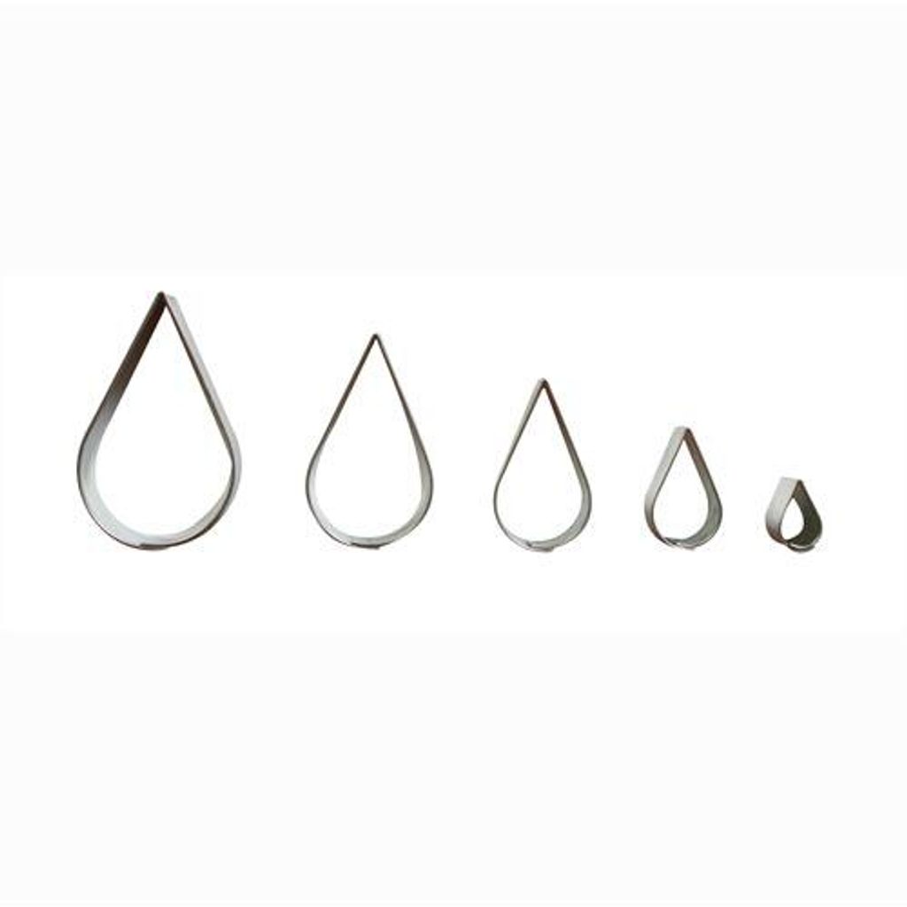 ausgeschnittenes Bonbon HAT glattes Set 5tlg.
