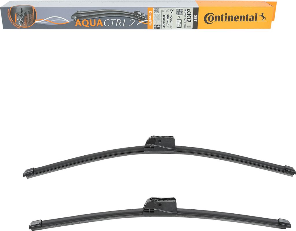 Continental AQUACTRL2 Scheibenwischer Set Vorne 530mm/450mm für VW POLO (9N) Polo Classic (6V2) Polo Limousine (9A4, 9A2, 9N2, 9A6) Polo Variant