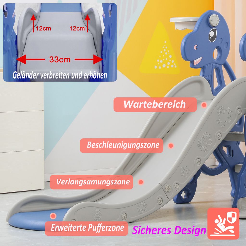 Toboggan Pour Enfants, Toboggan Balançoire 4 En 1 Avec Panier De Basket Echelle Descalade Toboggan De Jardin Pour Une Utilisation Interieure Et Exterieure 1 Toboggan Pour Enfants, Toboggan Balançoire 4 En 1 Avec Panier De Basket Echelle Descalade Toboggan De Jardin Pour Une Utilisation Interieure Et Exterieure 1