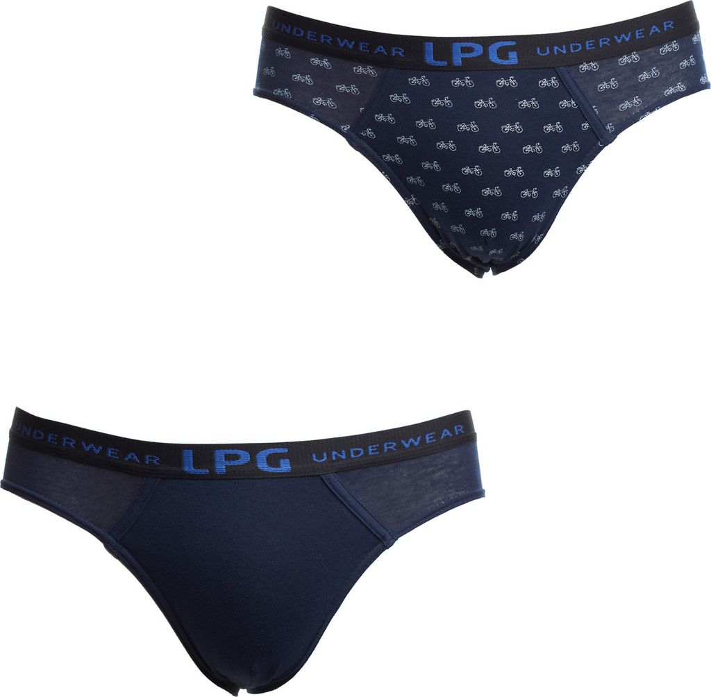 Le Petit Garçon 2er-Pack Slips aus atmungsaktivem Stoff mit anatomischer Vorderseite LP1015 für Jungen