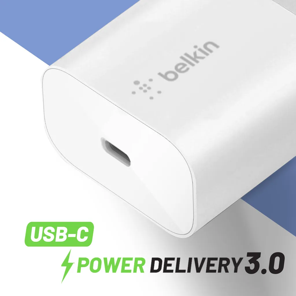 Belkin 25W USB-C Caricatore Bianco - Sostituzione Originale Garantita - 11
