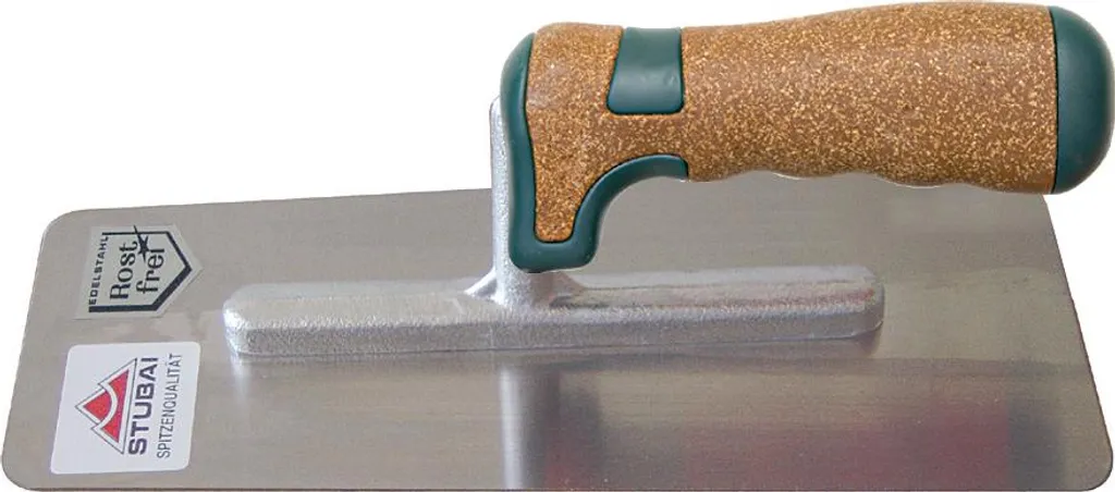 STUBAI Truelle de lissage Venezia trapézoïdale liège rfr 200x90x80mm