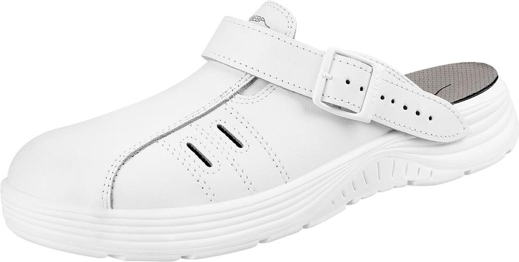 Abeba Sicherheitsschuhe x-light SB Clog weiß CE SRC