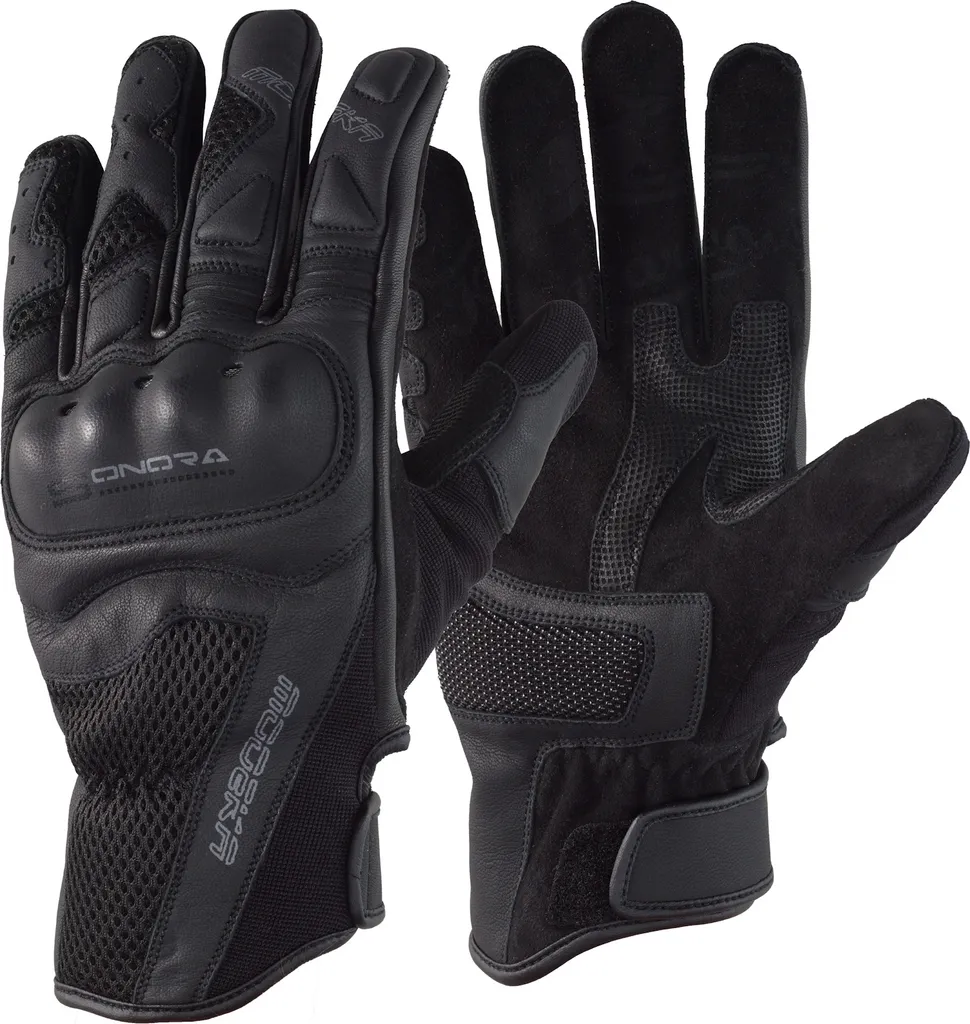 Gants de Route Modeka Sonora Noir 7 pour Trajets Quotidiens et Voyage