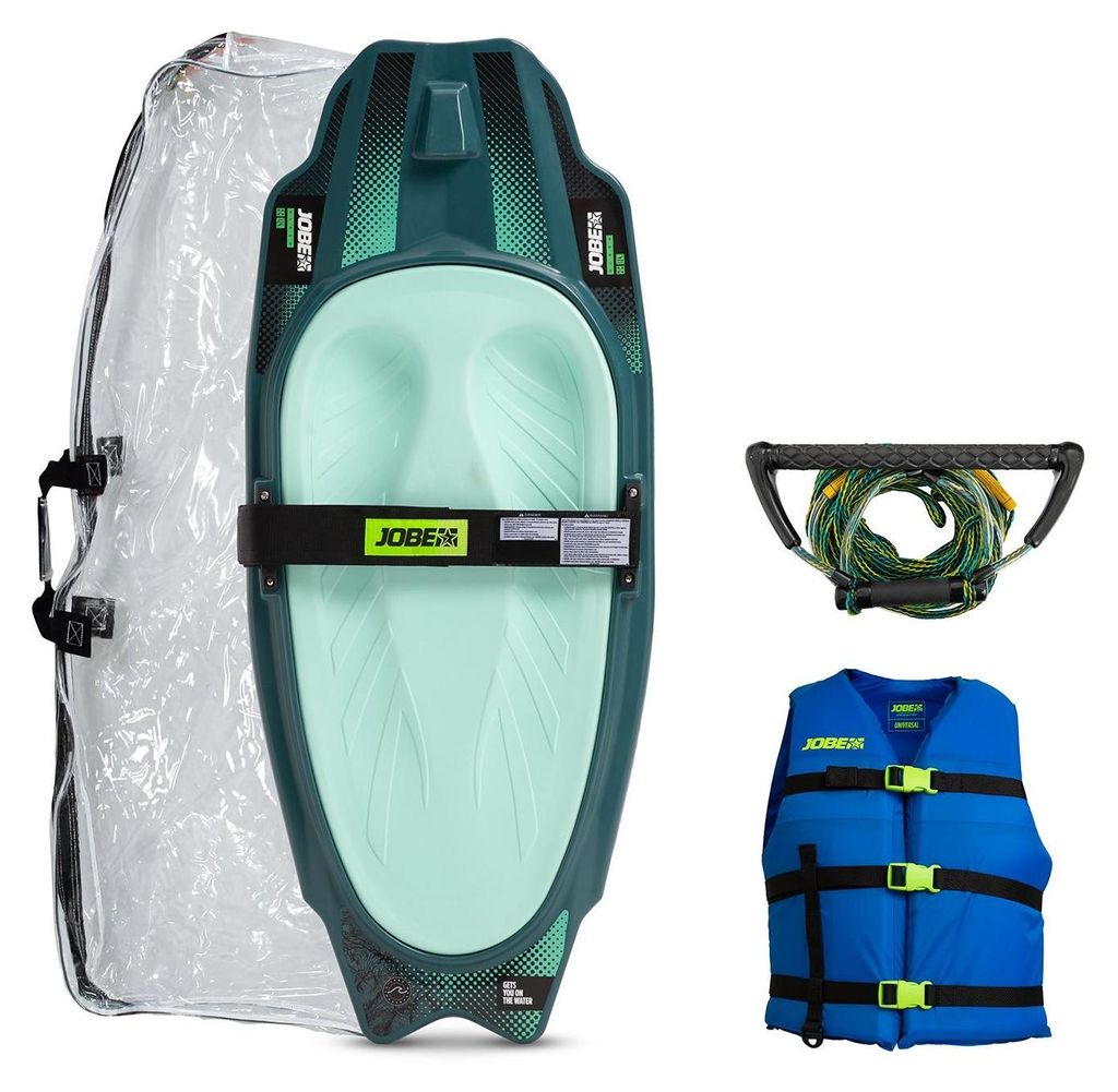 Jobe Slash Kneeboard Package Freestyle Board inkl Weste Tasche Tow Hook Anfänger