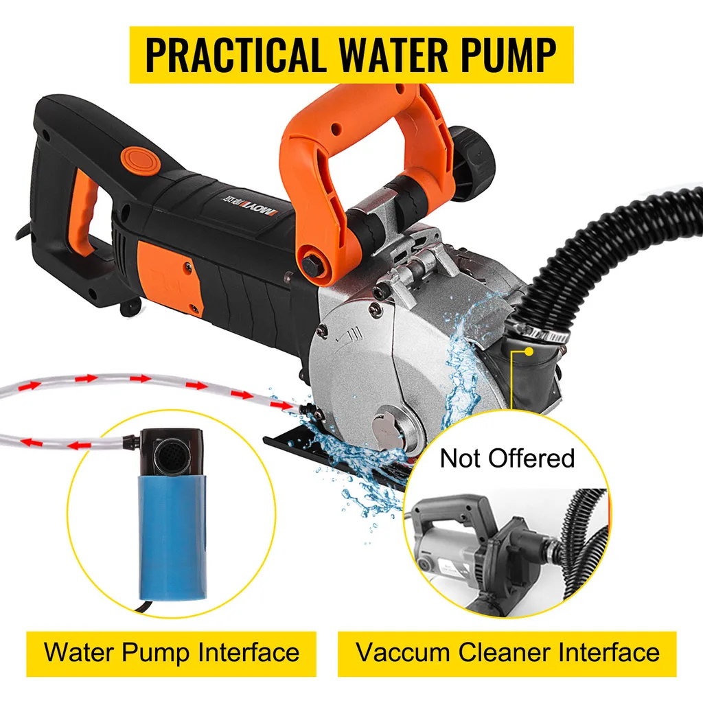 Machine à rainurer le mur 4800W pour pose de gaines électriques 42mm - 5