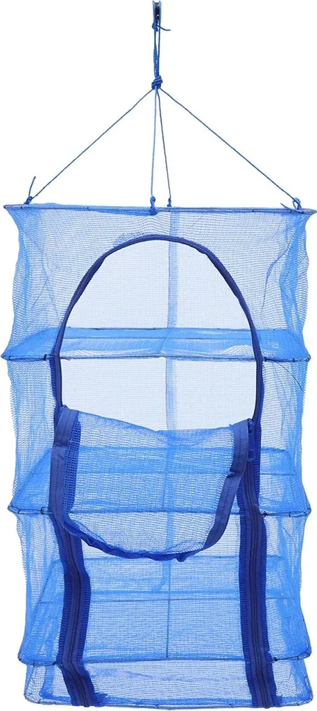 Séchoir à herbes anti-moisissure 4 étages - Filet suspendu pliable 35cm