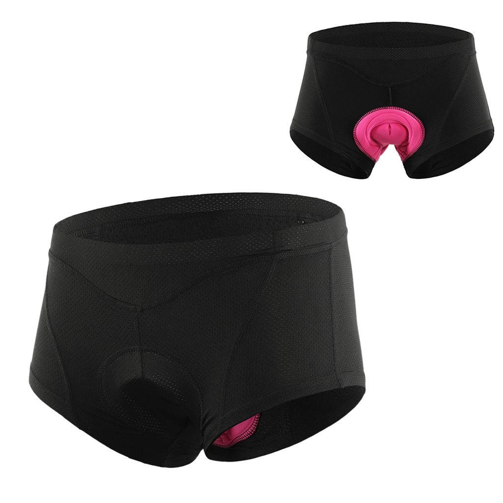 XL Damen Fahrrad Unterwäsche mit Sitzpolster 3D Gel Radsport Underwear 