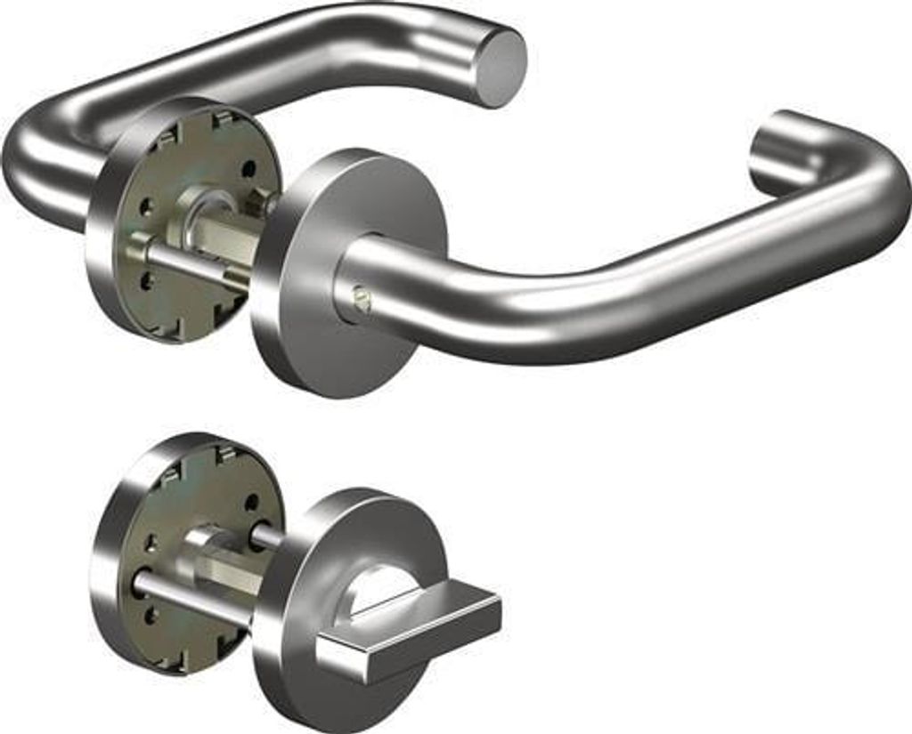 Rosettengrt.CORE+8100 8mm/6501/7122 WC AL Alu.U-Form DIN L/R D/D OGRO