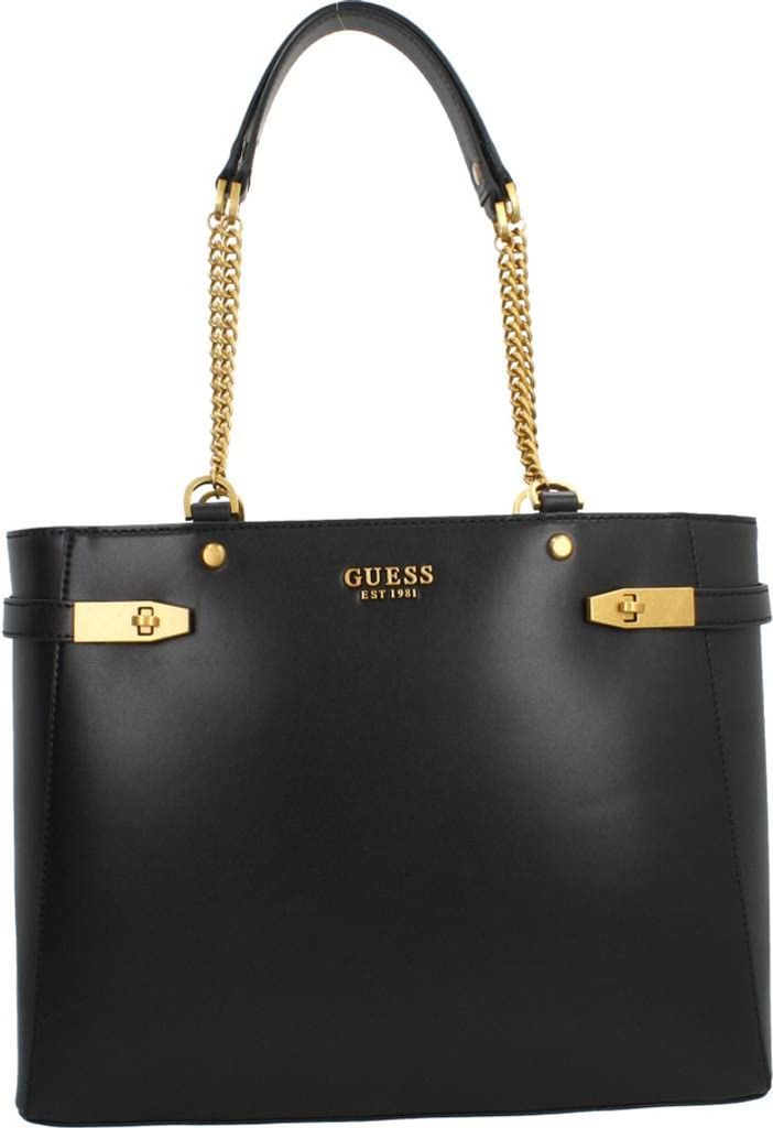 Guess Zadie Frauen Synthetik Shopper Tote Tasche Schwarz – Einheitsgröße / Schwarz