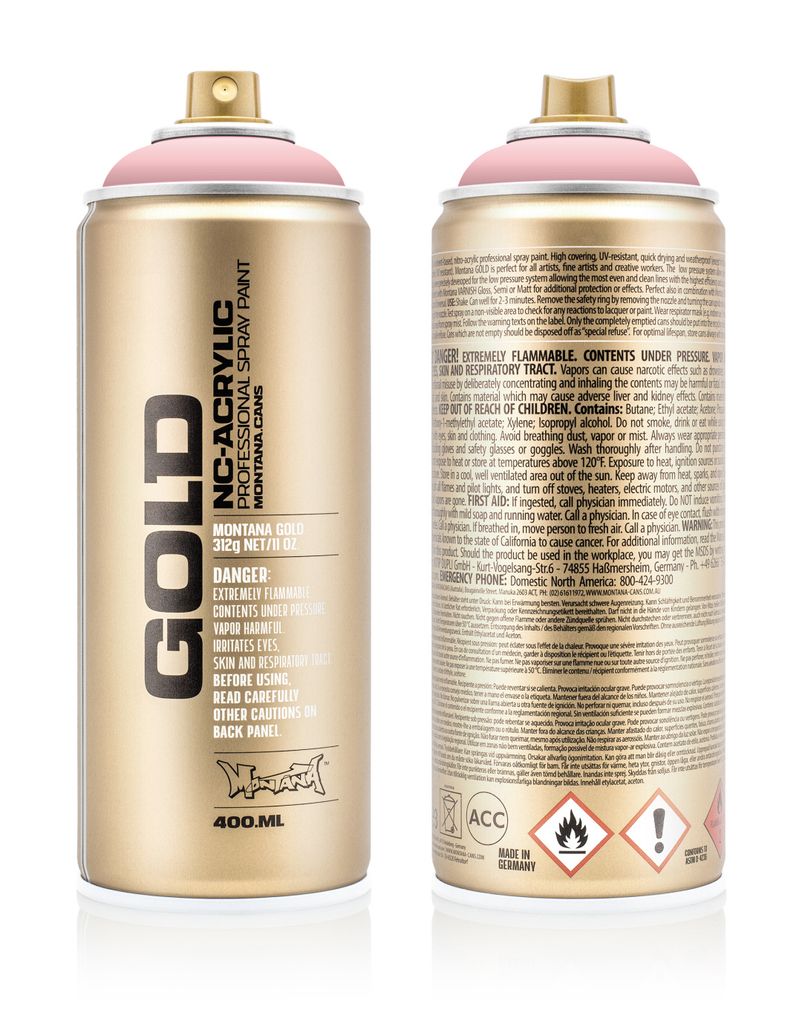 Farbspray Rosa Lychee 400ml Montana Gold Sprühlack
