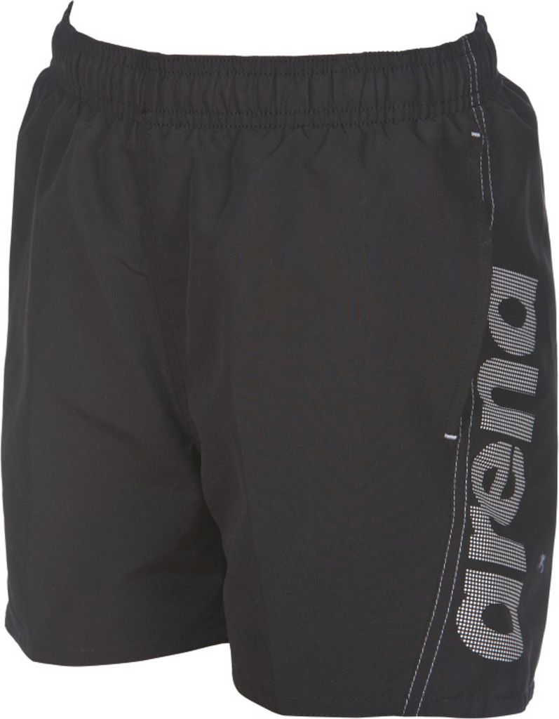 Arena Fundamentals Logo Shorts Jungen schwarz weiß Gr 140 Produktbild 