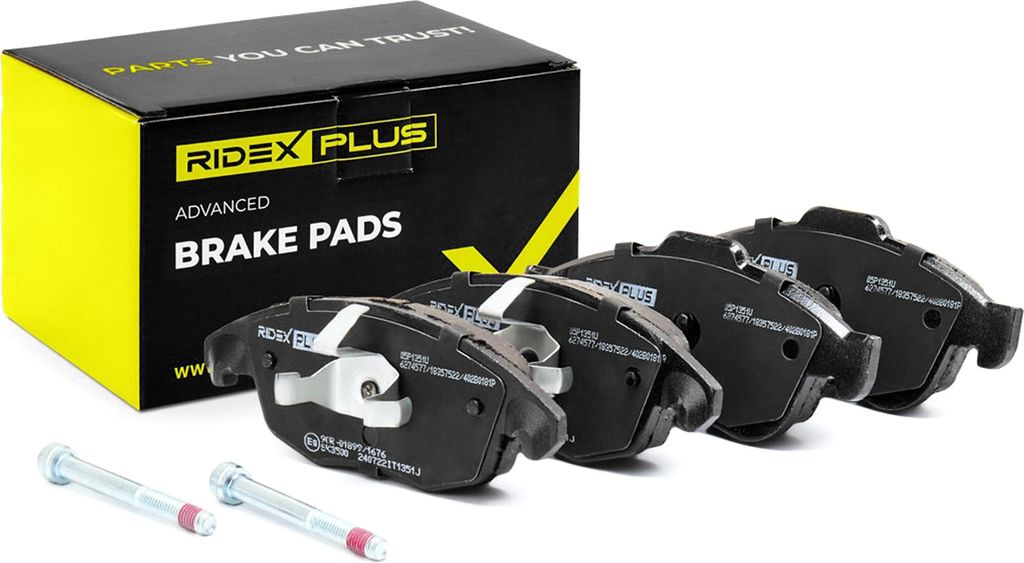 RIDEX PLUS Bremsbeläge Satz Vorne Bremsklötze passend für PEUGEOT 5008 (0U, 0E) 402B0181P