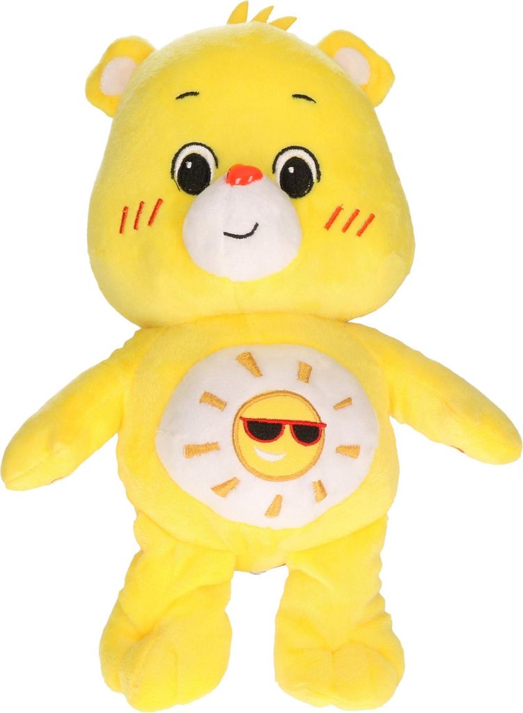 Care Bears Pluschtier - gelb - 21 cm - Cartoon Pluschtier