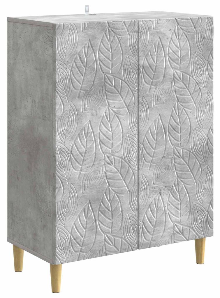 Sideboard Betongrau 66 x 34,5 x 90 cm Holzwerkstoff