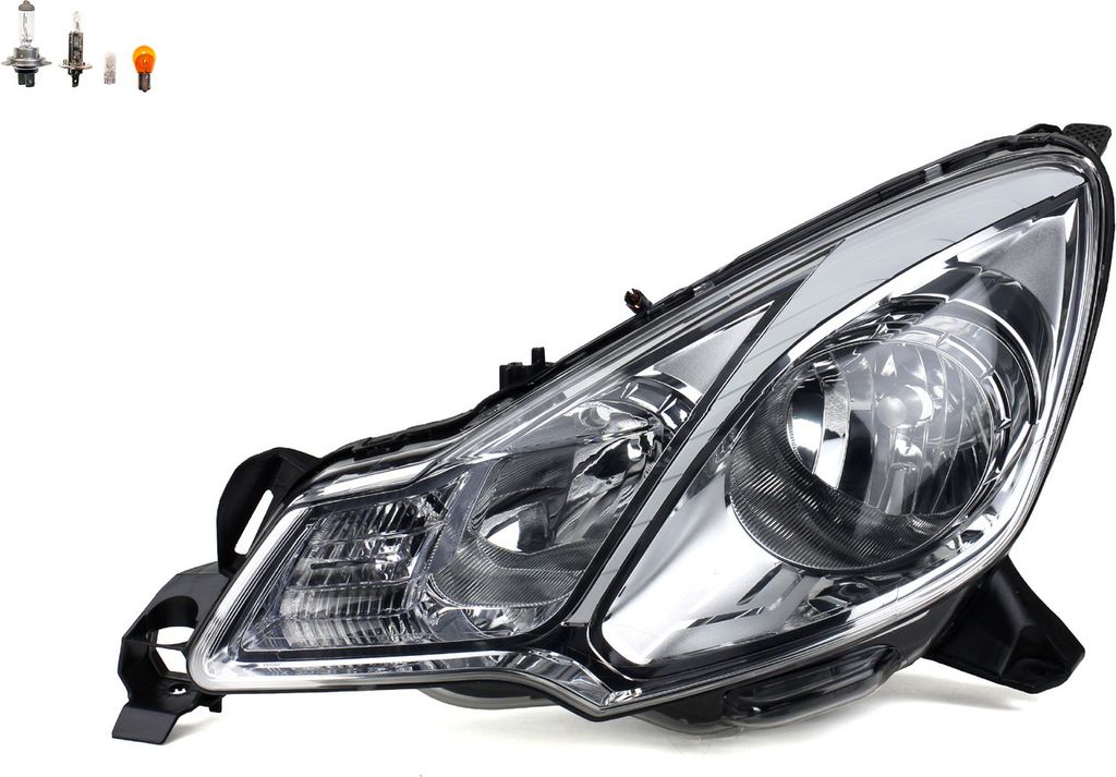 Johns, Scheinwerfer Halogen Front passend für Citroen C3 DS3 11/ 09- Links Leuchtmittel 967381498002 00006208S7 6208S7 1606930180 6208Q5