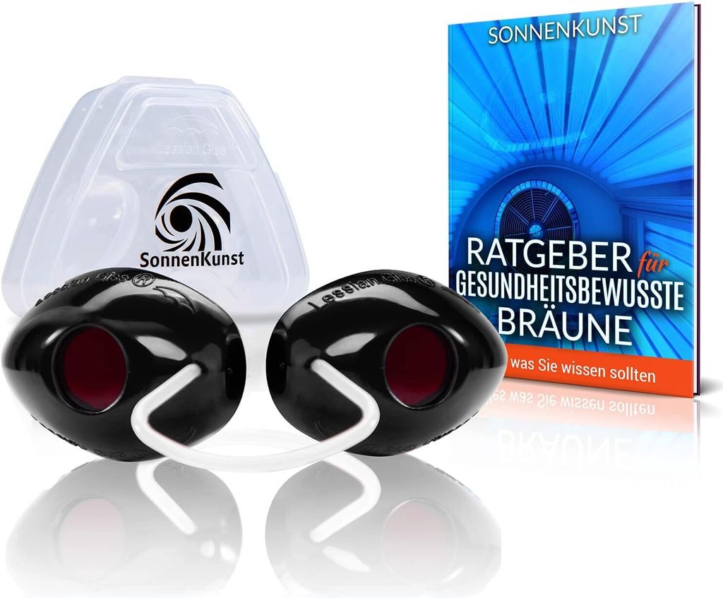 Sonnenkunst® Premium Solarium Schutzbrille - Verbessertes Produktbild 