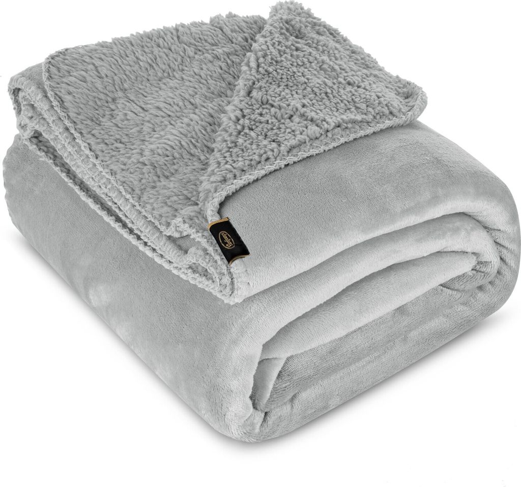 Eurofirany Couverture Couverture de canapé TEDY argent gris Image du produit 