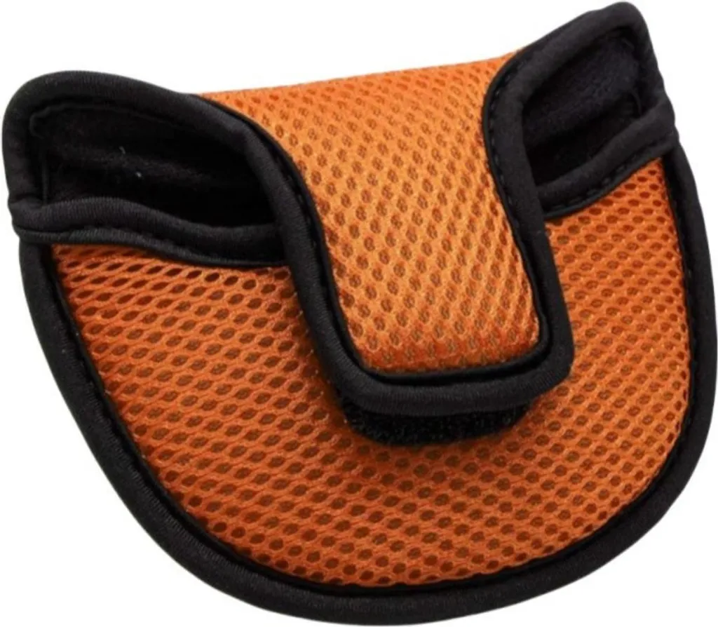 Cover Putter INF Semicircle Mesh - Protezione Traspirante Golf Arancio