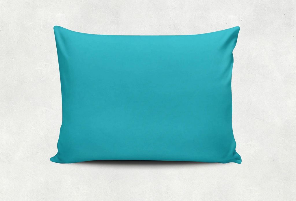 L'Essentiel Linge de Maison, Sax Blue, Kissenbezug-Set (2 Stück) (EU) (IT), Saxofonblau, 100 % BAUMWOLLE RANFORCE, 50 x 80 cm