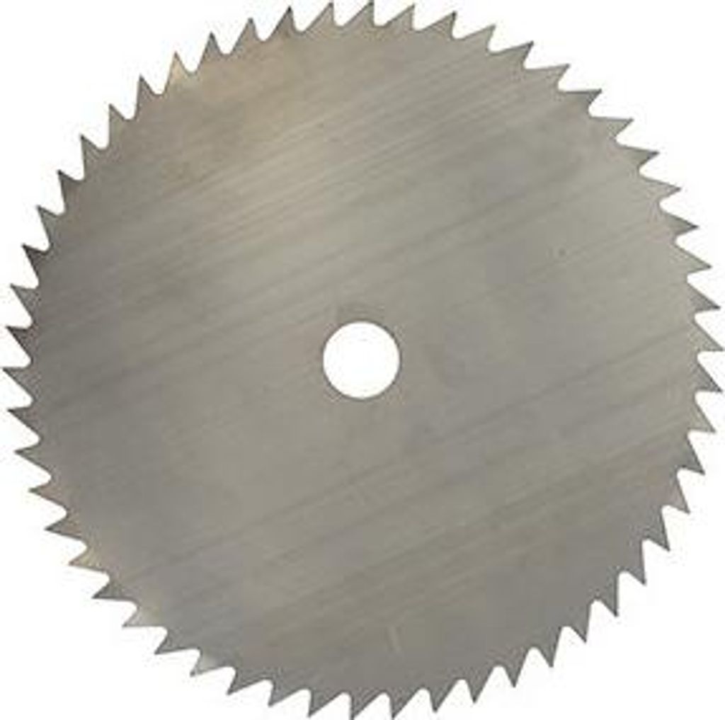 Anpassbarer 80-Zahn-Mähmesser für Freischneider – Schnittbreite 250 mm, Bohrung: 25,4 mm, Dicke: 1,6 mm