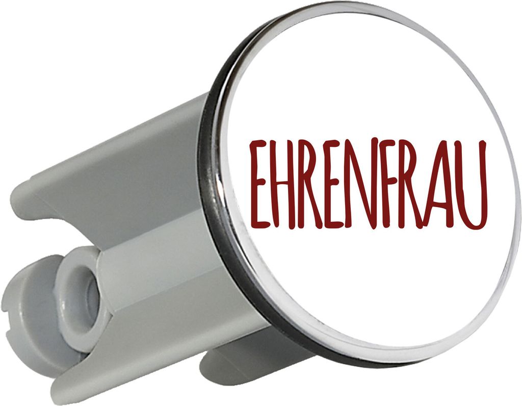 Huuraa Waschbeckenstöpsel Ehrenfrau Jugendwort 4cm Produktbild 