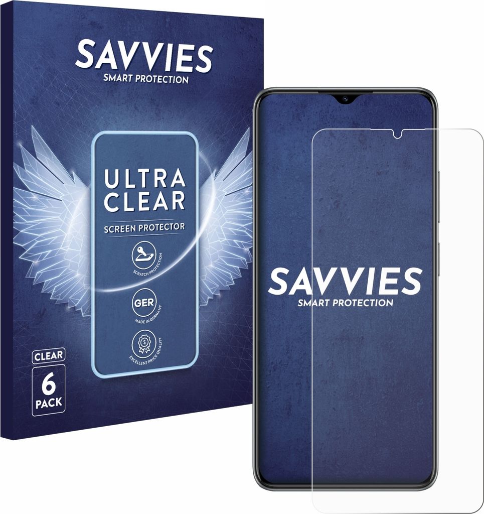 6x Für ZTE Blade A73 5G Schutzfolie Savvies Displayschutz Display Schutz Folie Klar Transparent