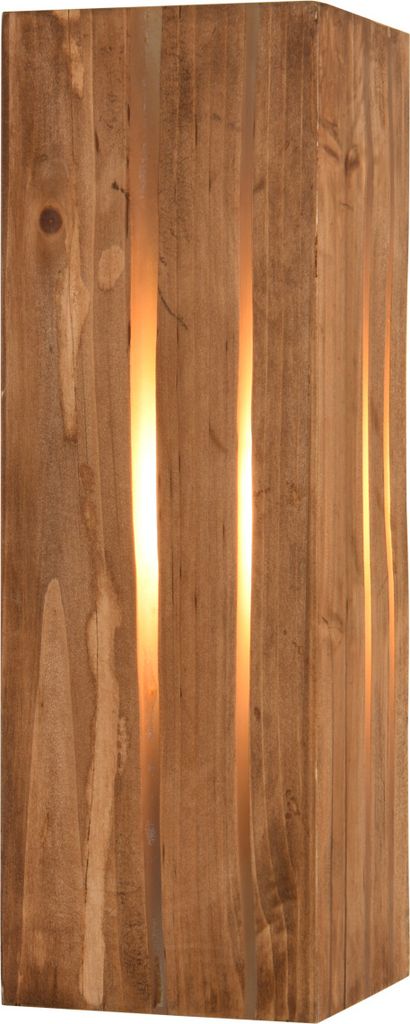 TRIO-Leuchten Wandleuchte KARUNI BHT 30x11x14 cm braun Wandlampe