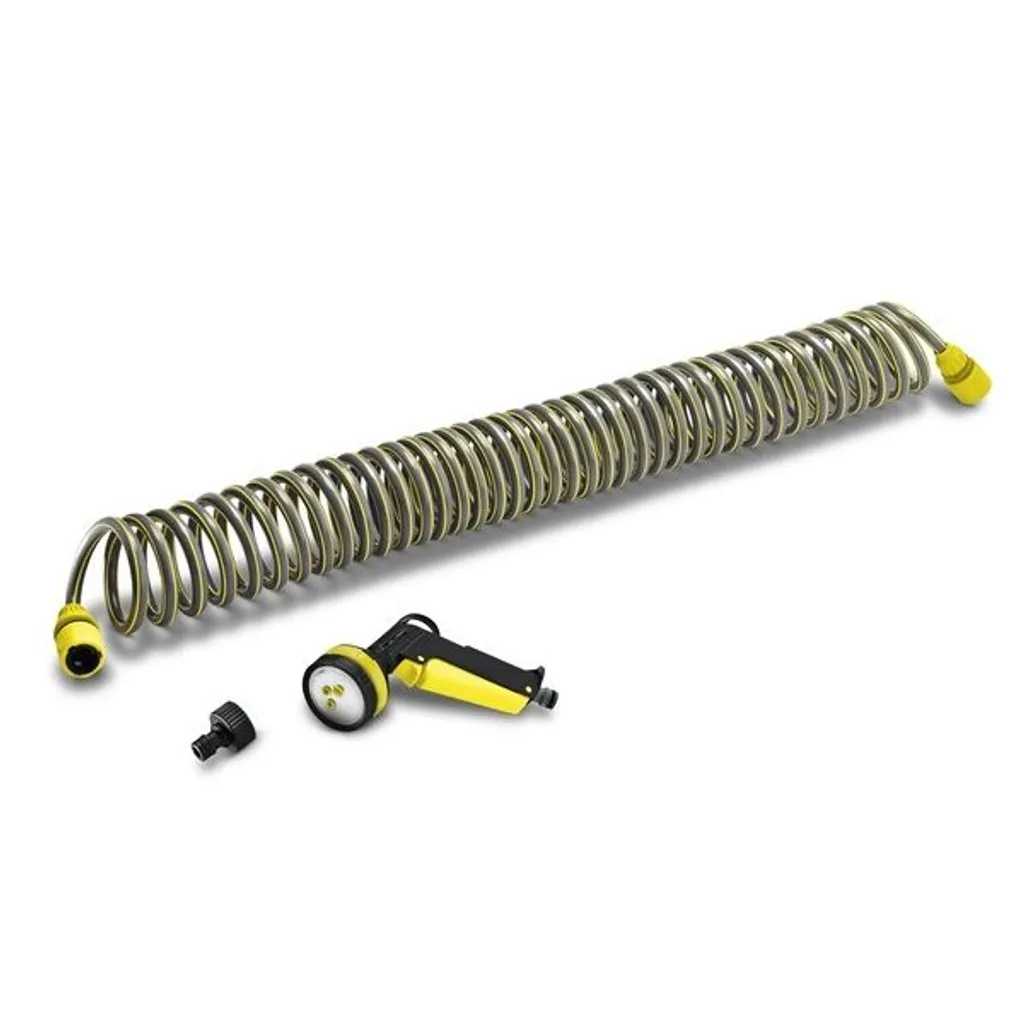 Kit tuyau spiralé 10m Kärcher avec pistolet - Système auto-rétractable