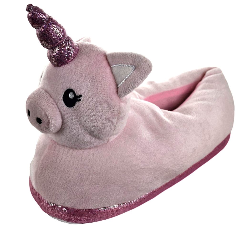 Damen Mädchen Hausschuhe Fantasie Farbe: Rosa Größe 42/43 Produktbild 3